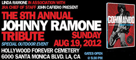 Show Preview: The 8th Annual Johnny Ramone Tribute - Hollywood Forever Cemetery - Los Angeles, CA - August 11, 2012